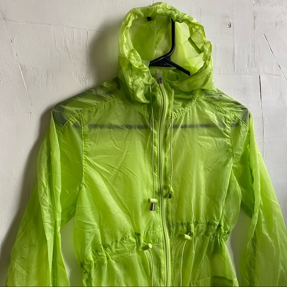 WIND BREAKER lime green size small - Picture 2 of 5